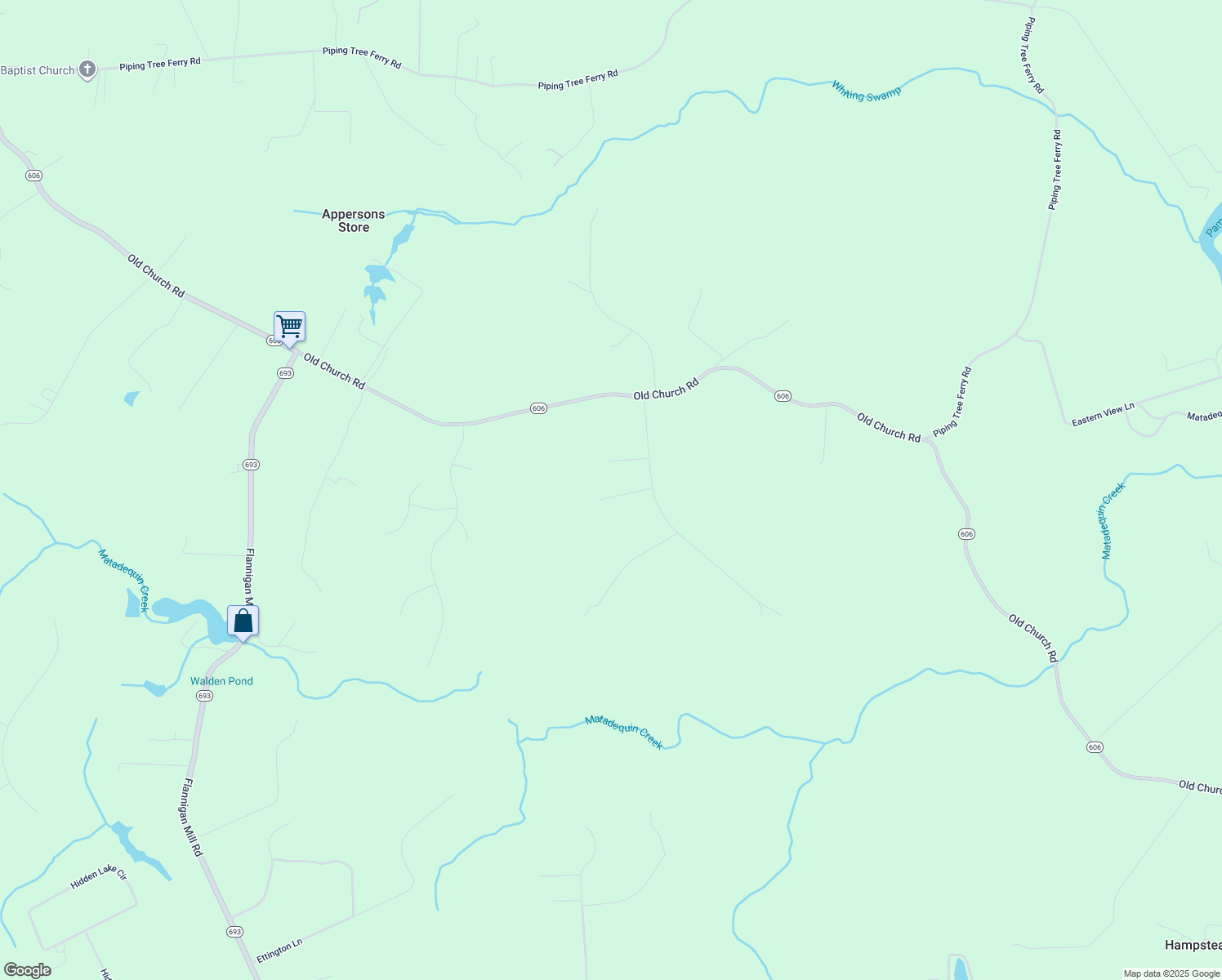 map of restaurants, bars, coffee shops, grocery stores, and more near 8229 Candleberry Drive in Mechanicsville