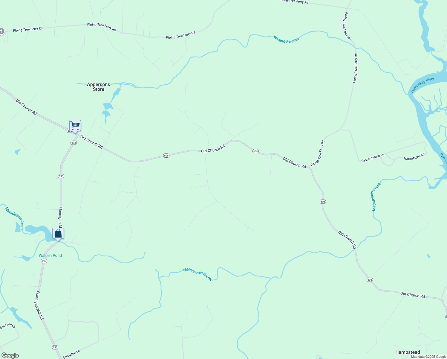 map of restaurants, bars, coffee shops, grocery stores, and more near 8238 Candleberry Drive in Mechanicsville