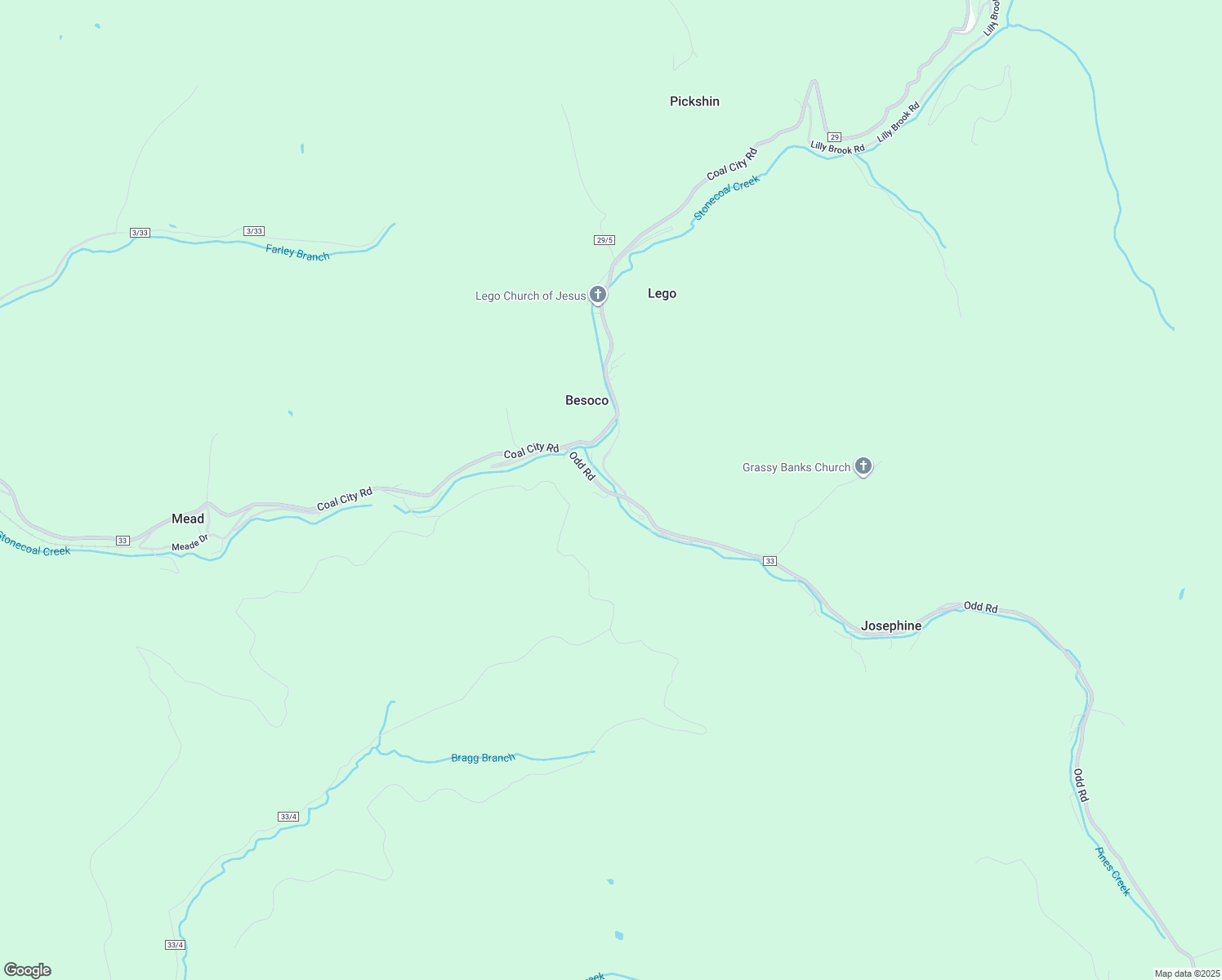 map of restaurants, bars, coffee shops, grocery stores, and more near 4908 Odd Road in Josephine