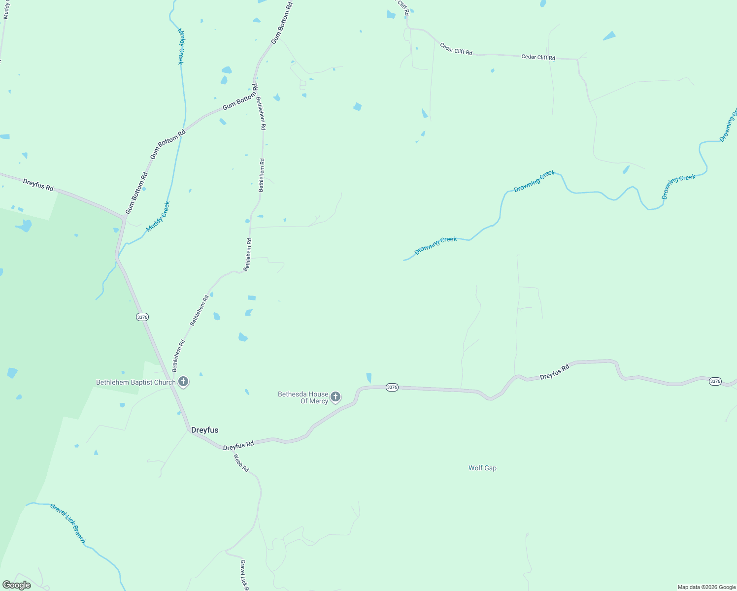 map of restaurants, bars, coffee shops, grocery stores, and more near in Dreyfus