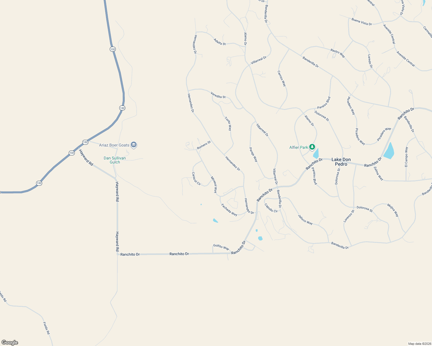map of restaurants, bars, coffee shops, grocery stores, and more near 9754 Mirasol Way in La Grange