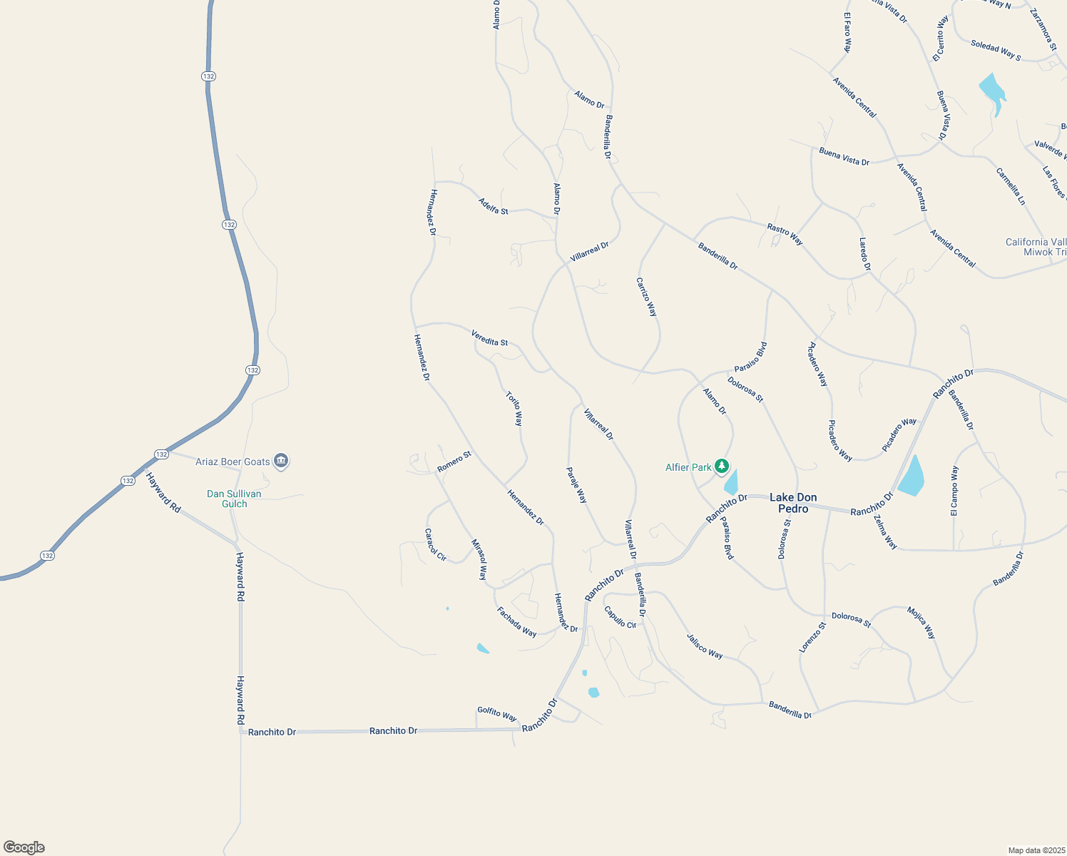 map of restaurants, bars, coffee shops, grocery stores, and more near 9784 Torito Way in La Grange