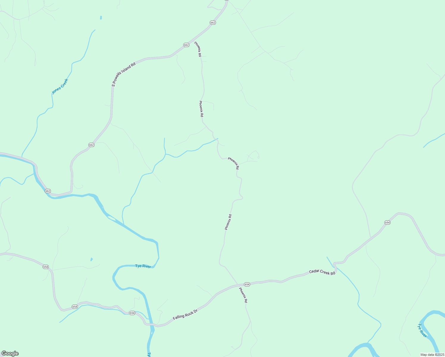 map of restaurants, bars, coffee shops, grocery stores, and more near 2514 Phoenix Road in Arrington
