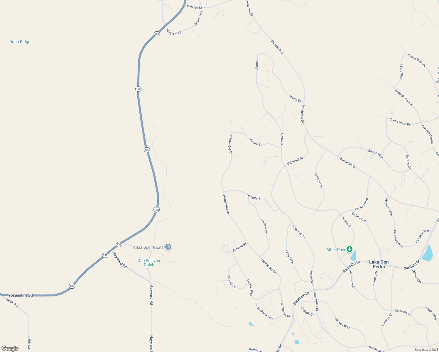 map of restaurants, bars, coffee shops, grocery stores, and more near 9883 Hernandez Drive in La Grange