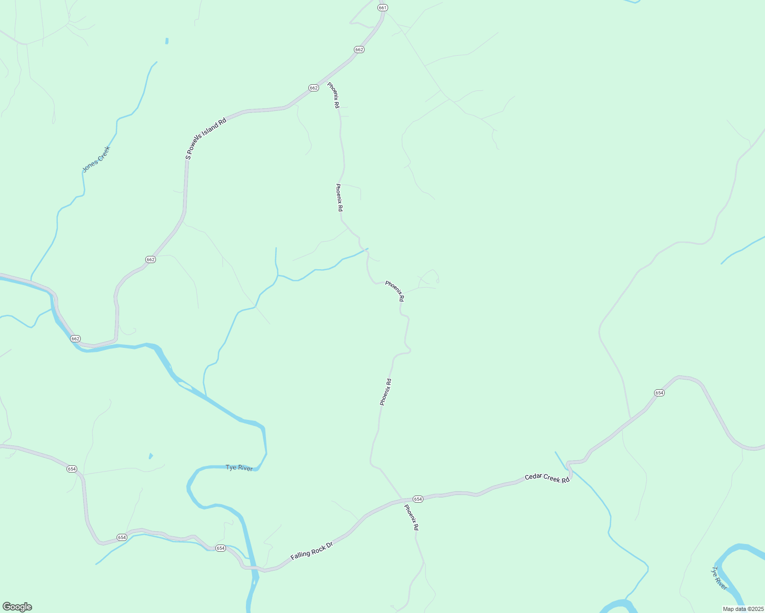 map of restaurants, bars, coffee shops, grocery stores, and more near 2514 Phoenix Road in Arrington