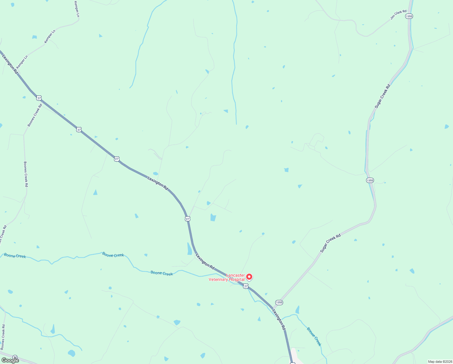 map of restaurants, bars, coffee shops, grocery stores, and more near 373 Ridgeview Drive in Lancaster