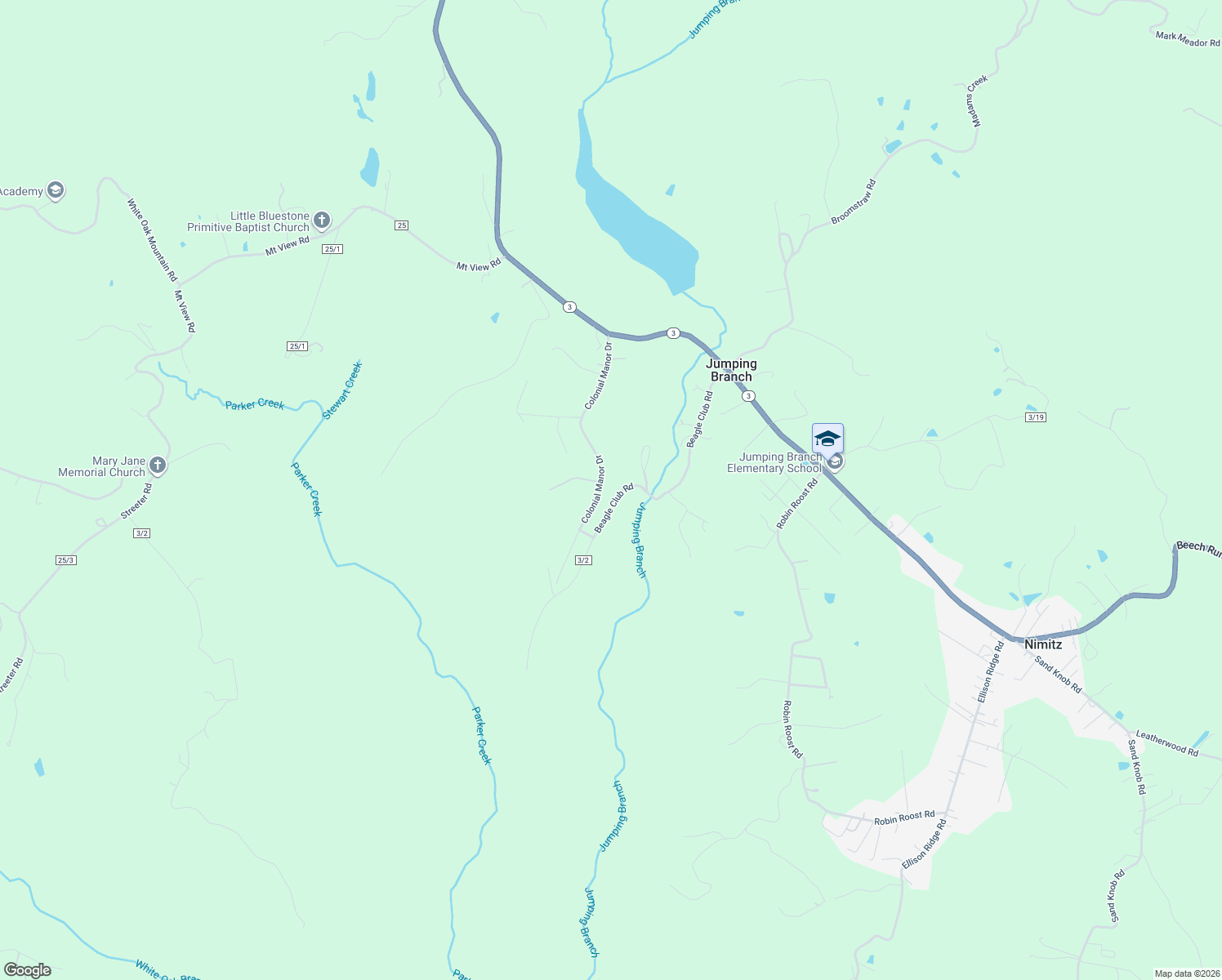 map of restaurants, bars, coffee shops, grocery stores, and more near 66 Skyview Dr in Summers