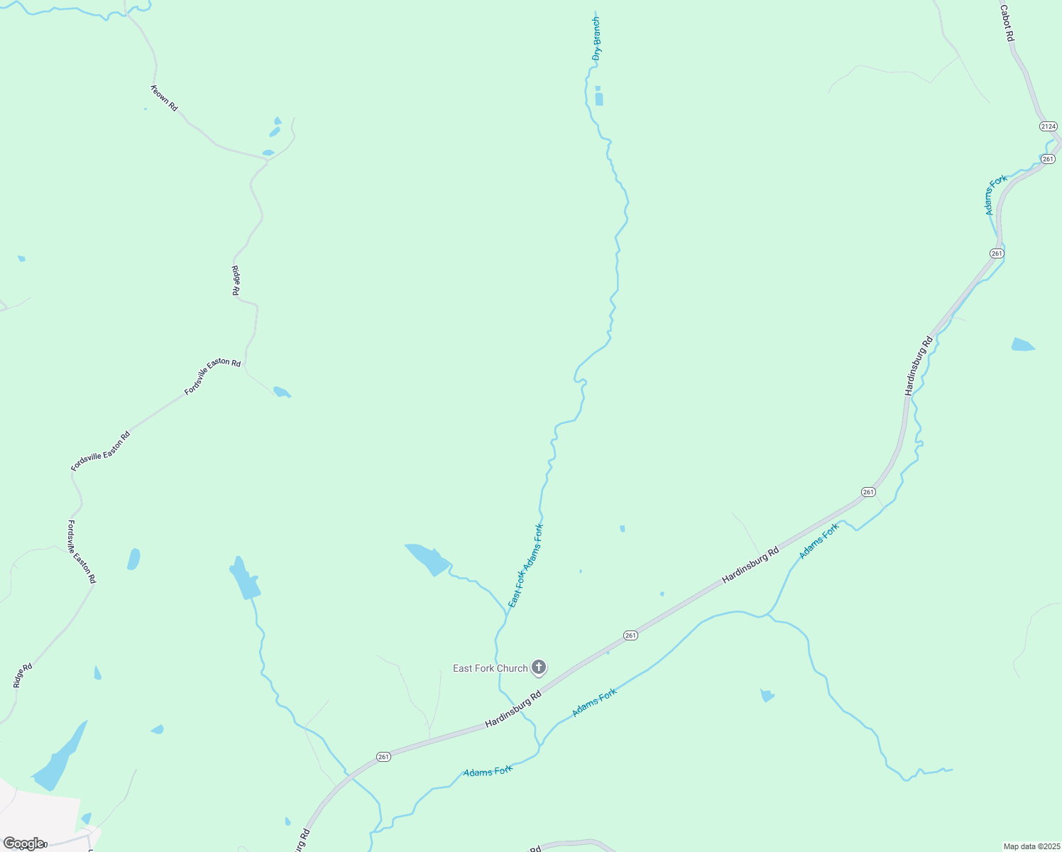 map of restaurants, bars, coffee shops, grocery stores, and more near in Fordsville