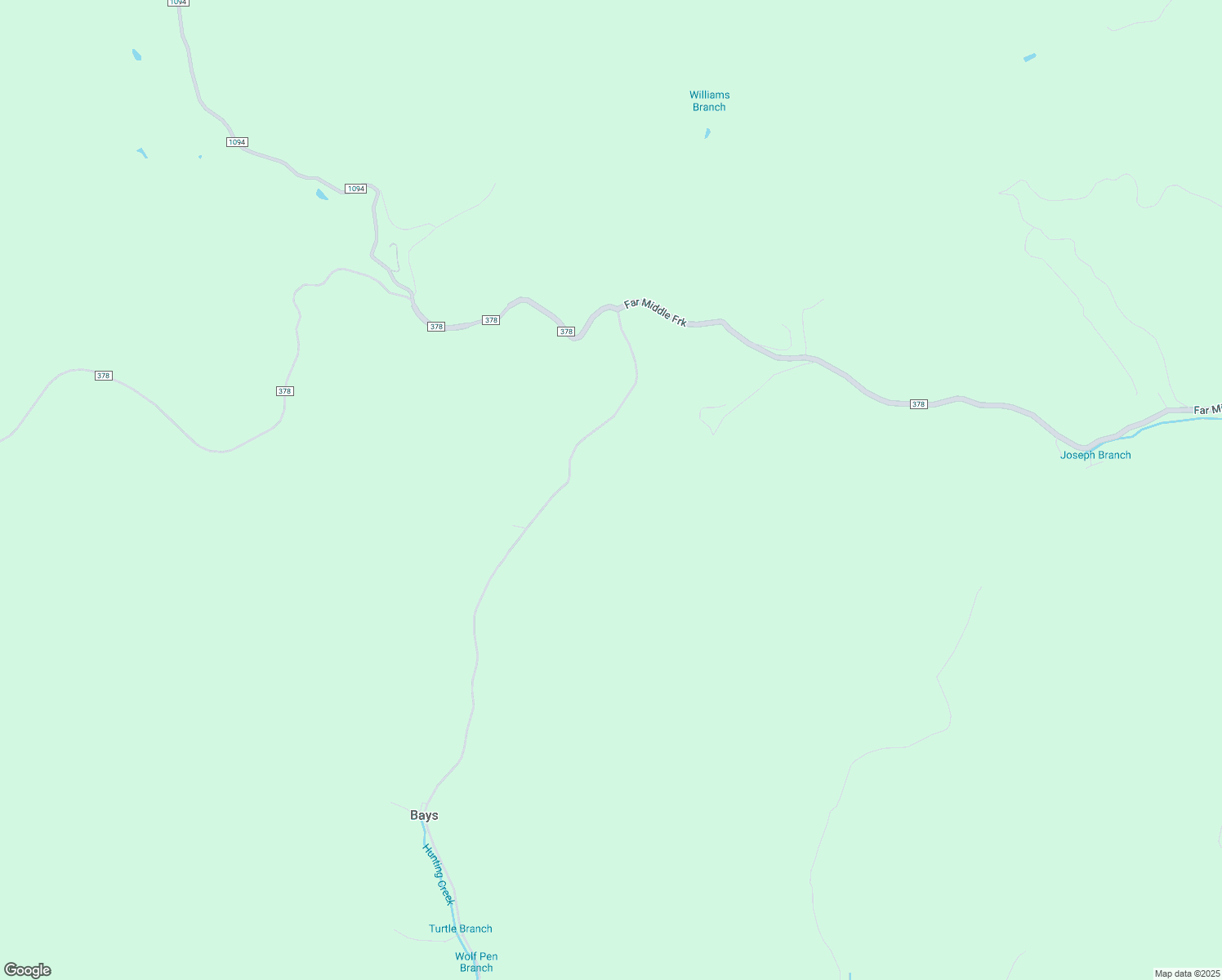 map of restaurants, bars, coffee shops, grocery stores, and more near 5570 Rt 1094 in Bays