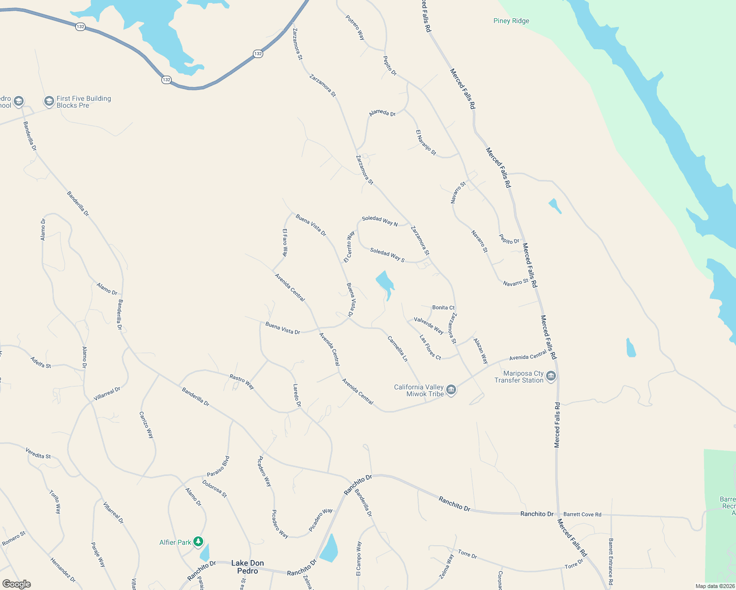 map of restaurants, bars, coffee shops, grocery stores, and more near 14476 Buena Vista Court in La Grange
