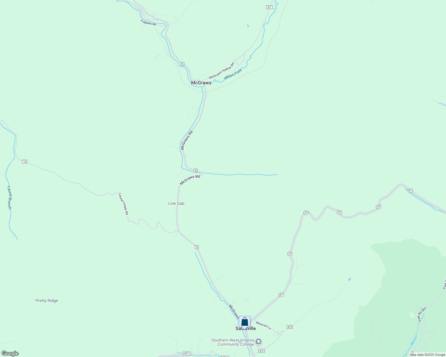 map of restaurants, bars, coffee shops, grocery stores, and more near in McGraws