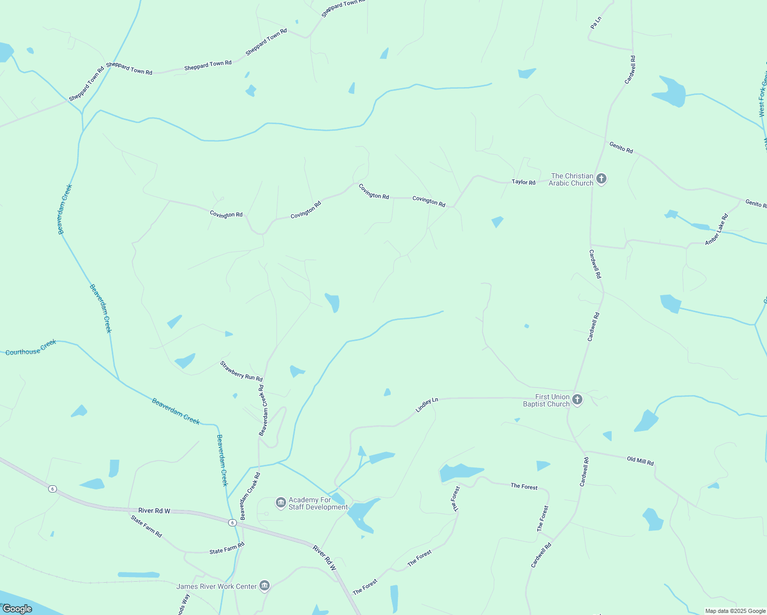 map of restaurants, bars, coffee shops, grocery stores, and more near 1969 Taylor Road in Crozier
