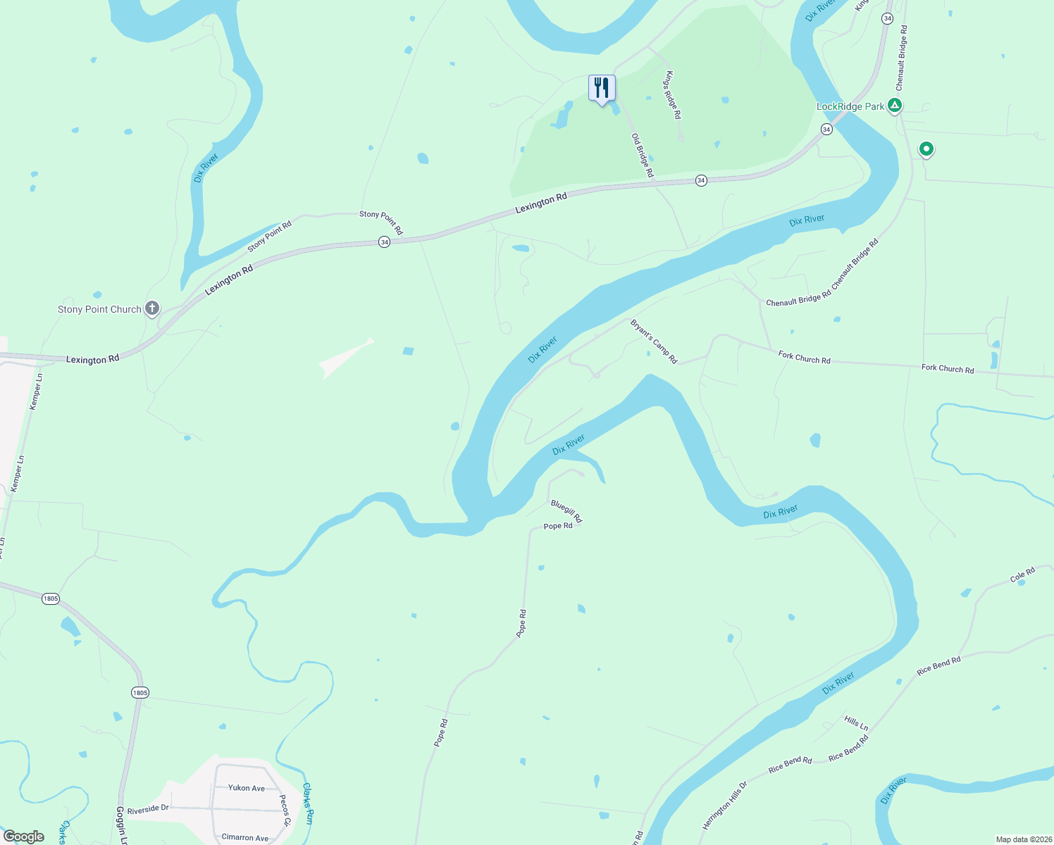 map of restaurants, bars, coffee shops, grocery stores, and more near 70 Lake Ridge Drive in Lancaster