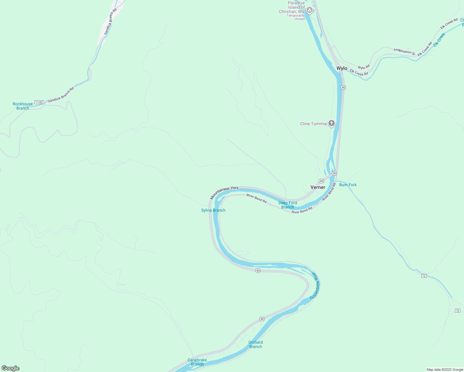 map of restaurants, bars, coffee shops, grocery stores, and more near in Verner