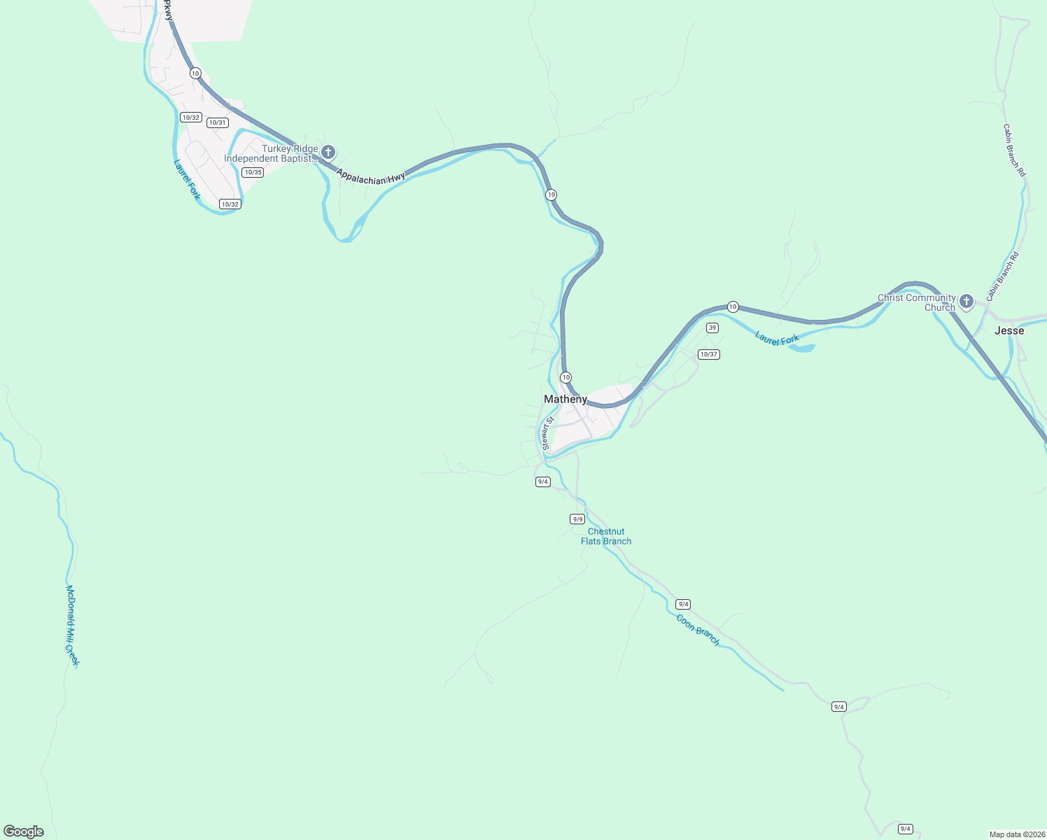 map of restaurants, bars, coffee shops, grocery stores, and more near Laurel View Estates Road in Oceana