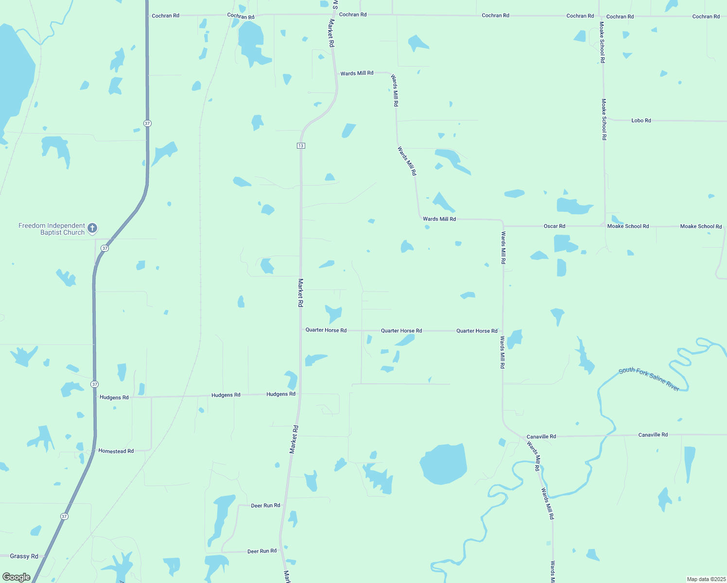 map of restaurants, bars, coffee shops, grocery stores, and more near 4847 Andrew Road in Marion