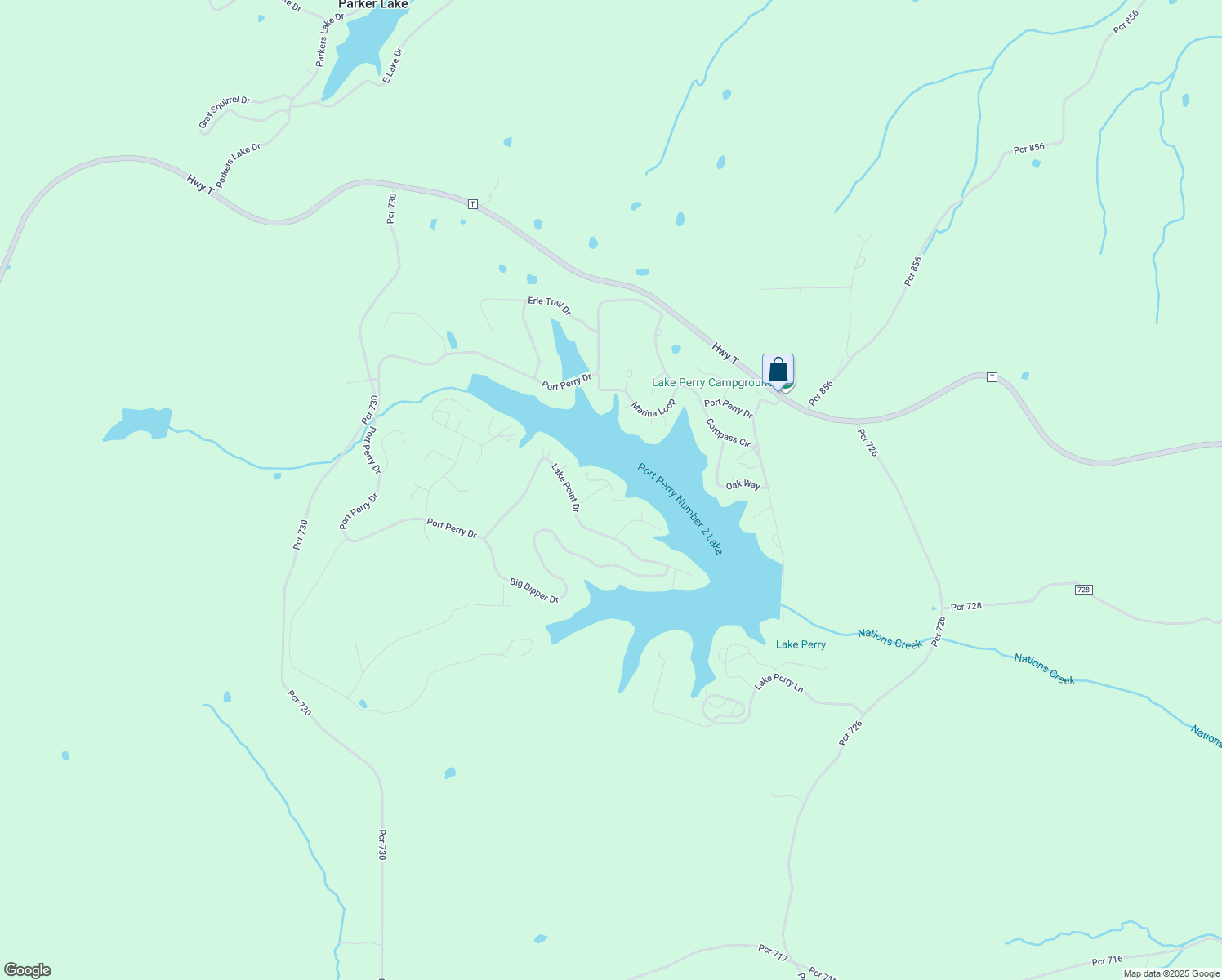 map of restaurants, bars, coffee shops, grocery stores, and more near 6067 Anchor Point in Perryville