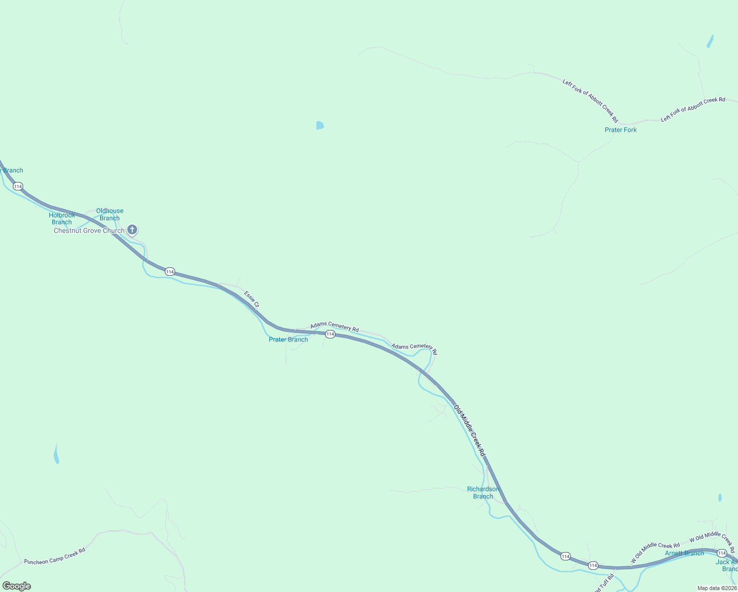 map of restaurants, bars, coffee shops, grocery stores, and more near Adams Cemetery Road in Prestonsburg