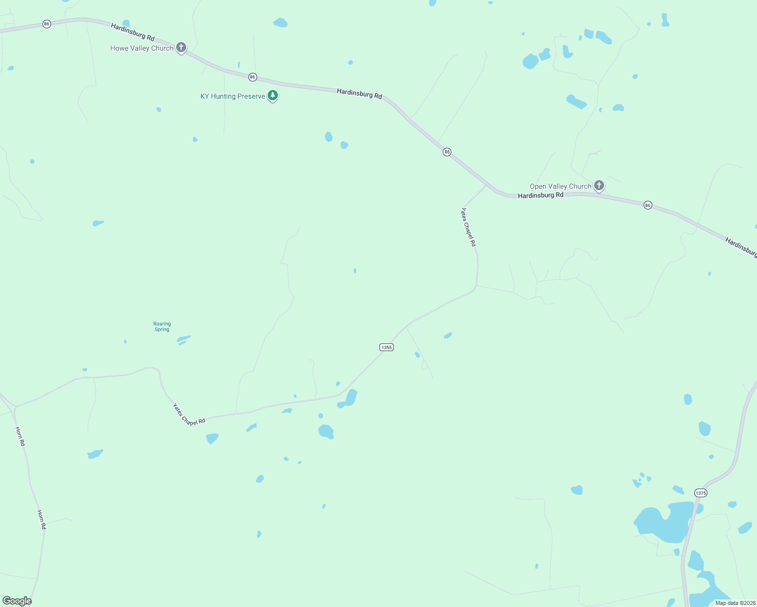 map of restaurants, bars, coffee shops, grocery stores, and more near 1020 Yates Chapel Road in Cecilia