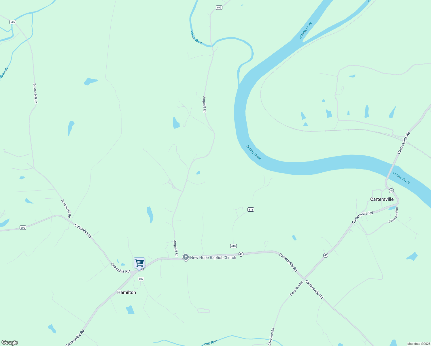 map of restaurants, bars, coffee shops, grocery stores, and more near 176 Ampthill Road in Cartersville