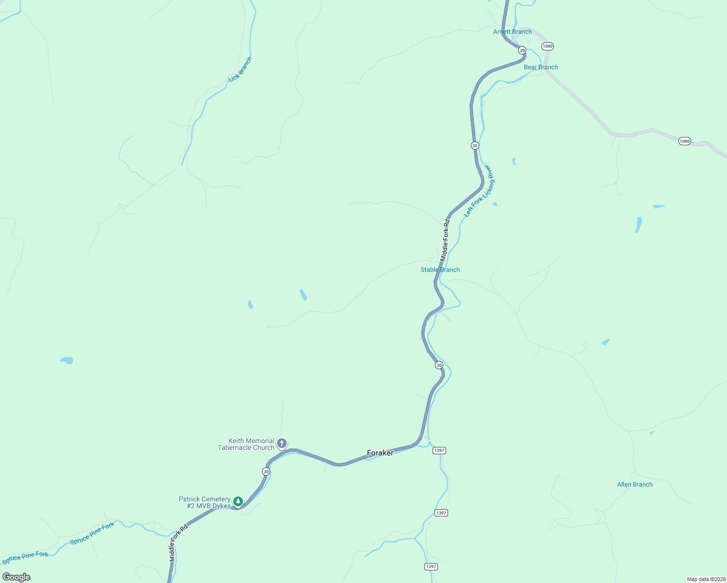 map of restaurants, bars, coffee shops, grocery stores, and more near 452 Stable Branch Road in Jackson