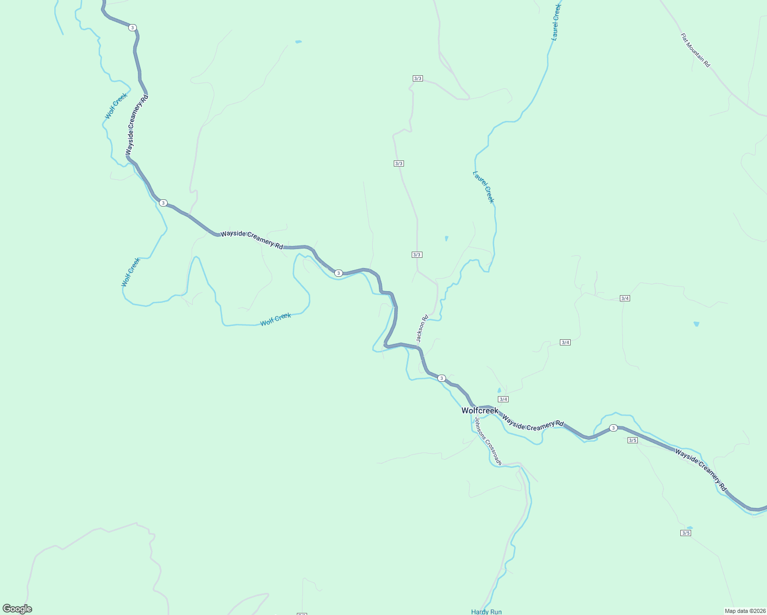 map of restaurants, bars, coffee shops, grocery stores, and more near 9233 Wolf Creek Road in Wolfcreek
