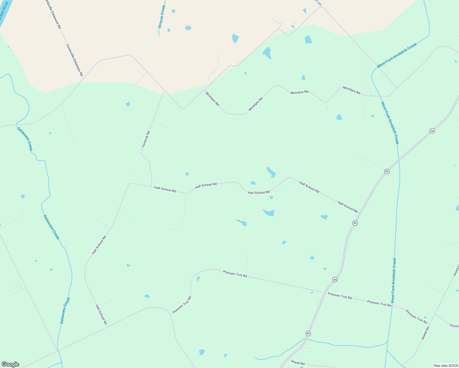 map of restaurants, bars, coffee shops, grocery stores, and more near 10600-10740 Hall School Rd in Owensboro