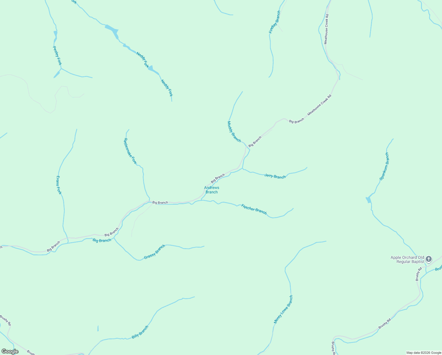 map of restaurants, bars, coffee shops, grocery stores, and more near 3006 Big Branch in Pikeville