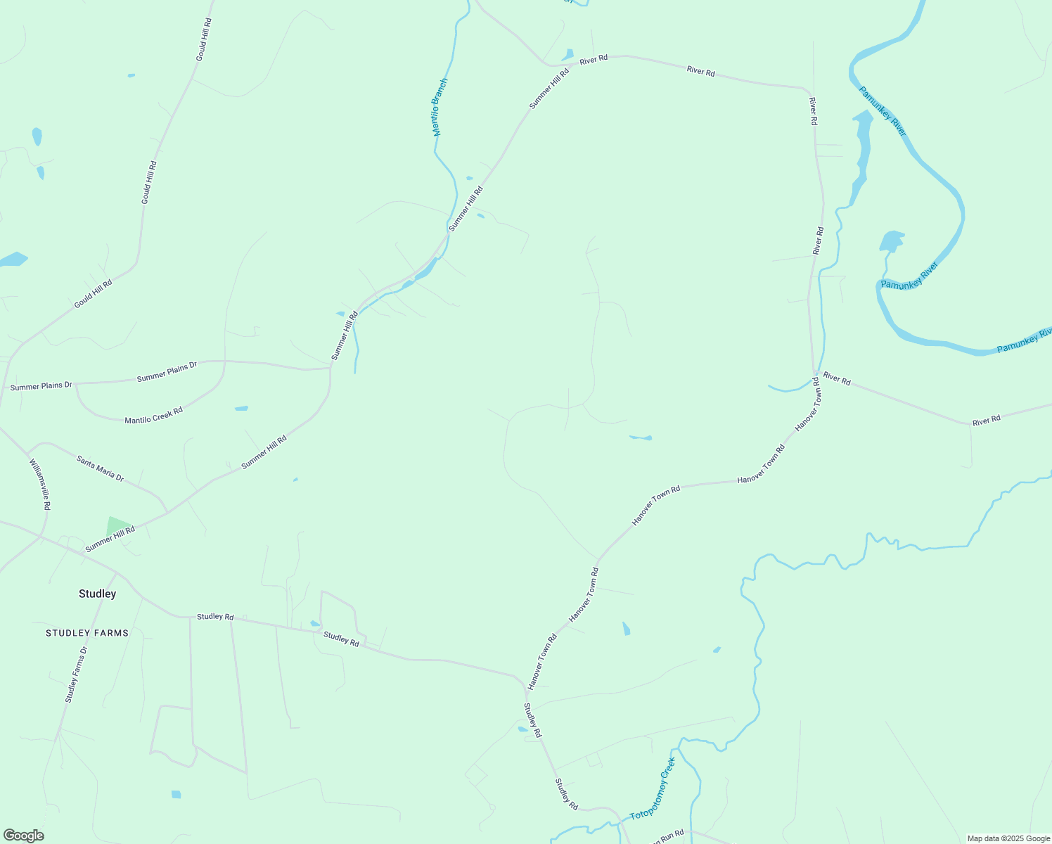 map of restaurants, bars, coffee shops, grocery stores, and more near 10222 Scots Landing Road in Mechanicsville