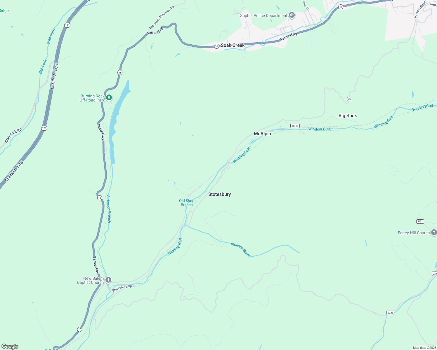 map of restaurants, bars, coffee shops, grocery stores, and more near 1476 McAlpin Road in Sophia