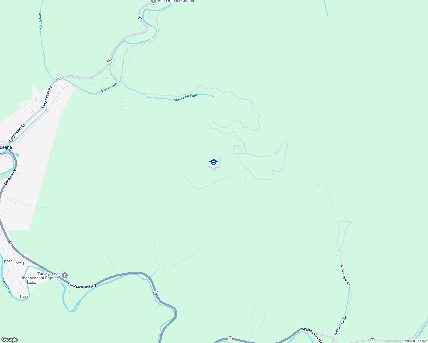 map of restaurants, bars, coffee shops, grocery stores, and more near in Oceana