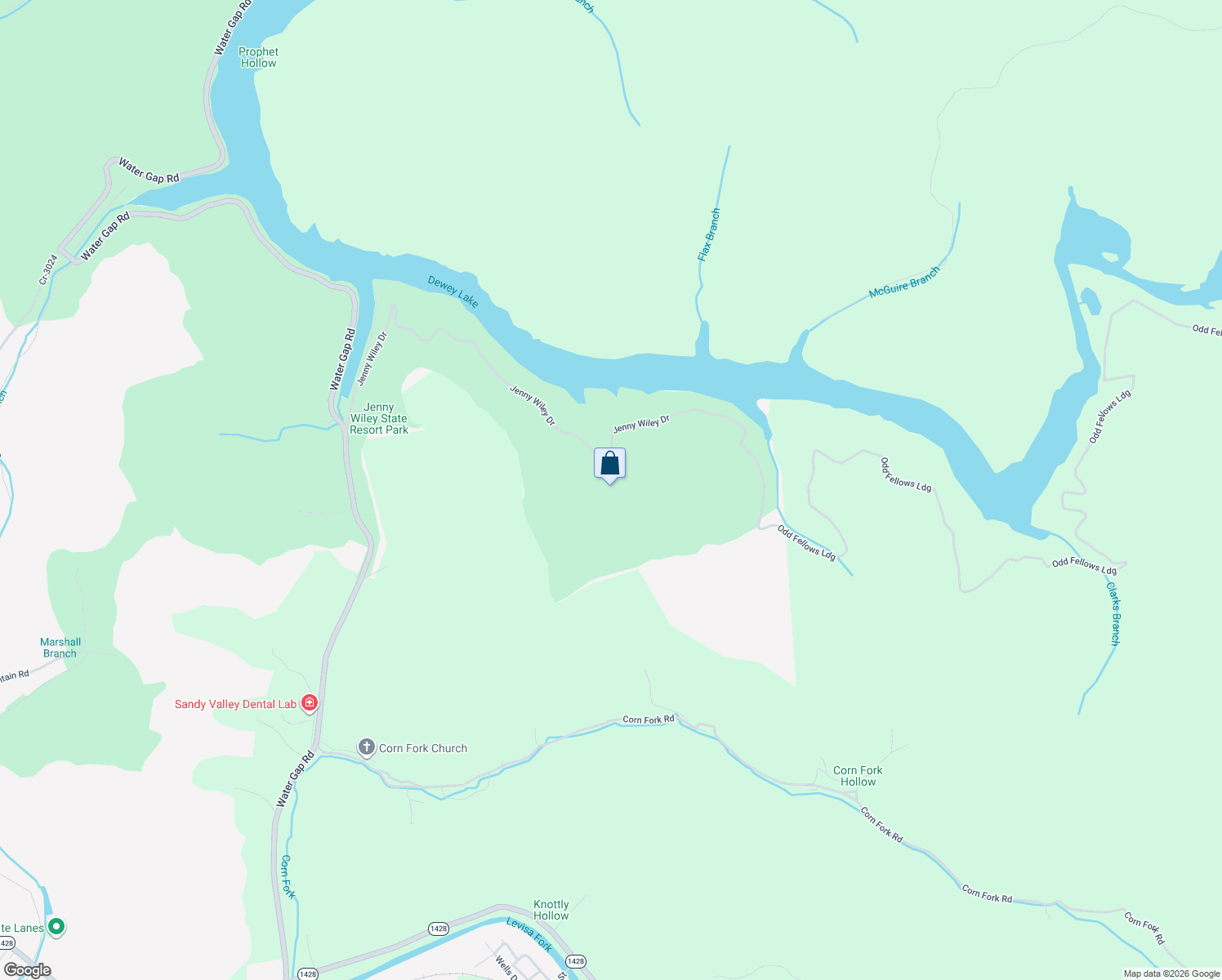 map of restaurants, bars, coffee shops, grocery stores, and more near in Prestonsburg