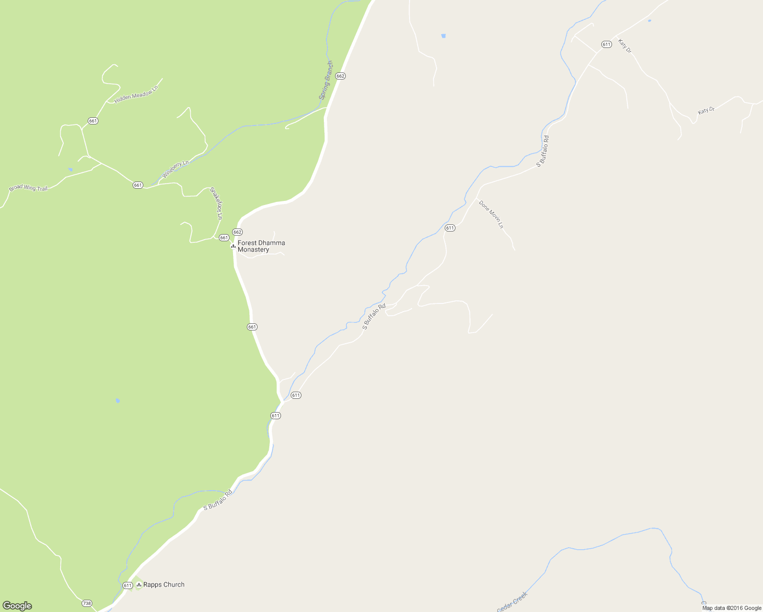 map of restaurants, bars, coffee shops, grocery stores, and more near South Buffalo Road in Lexington