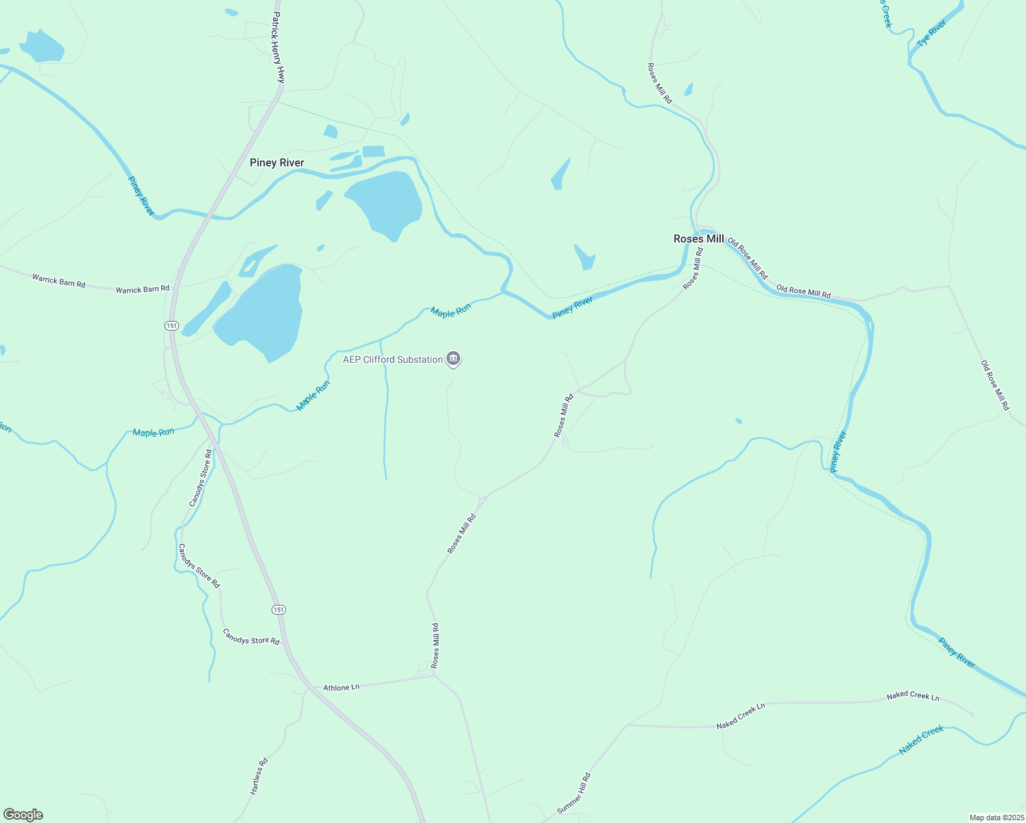 map of restaurants, bars, coffee shops, grocery stores, and more near 1125 Roses Mill Road in Amherst