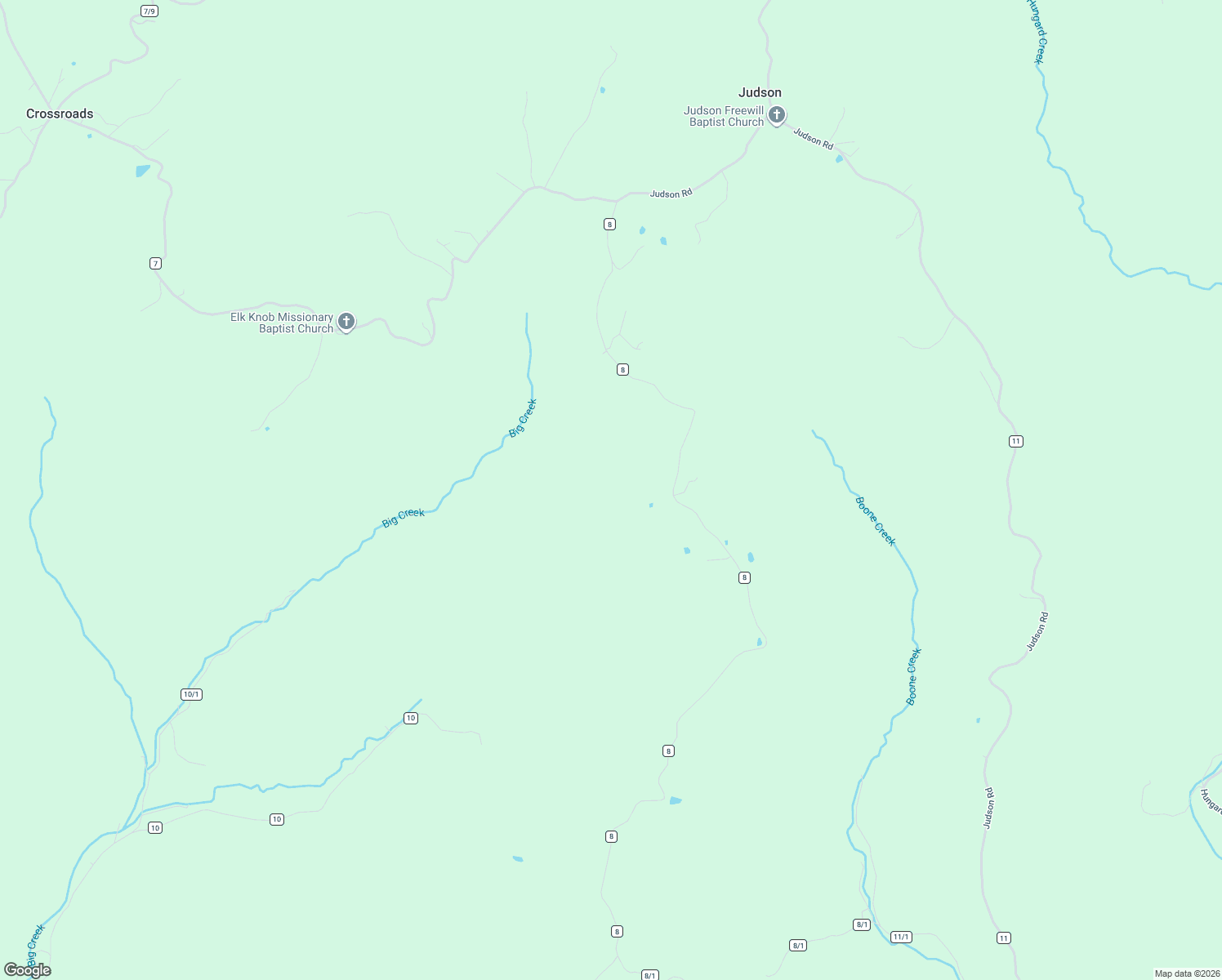 map of restaurants, bars, coffee shops, grocery stores, and more near 2134 Powley Creek in Hinton