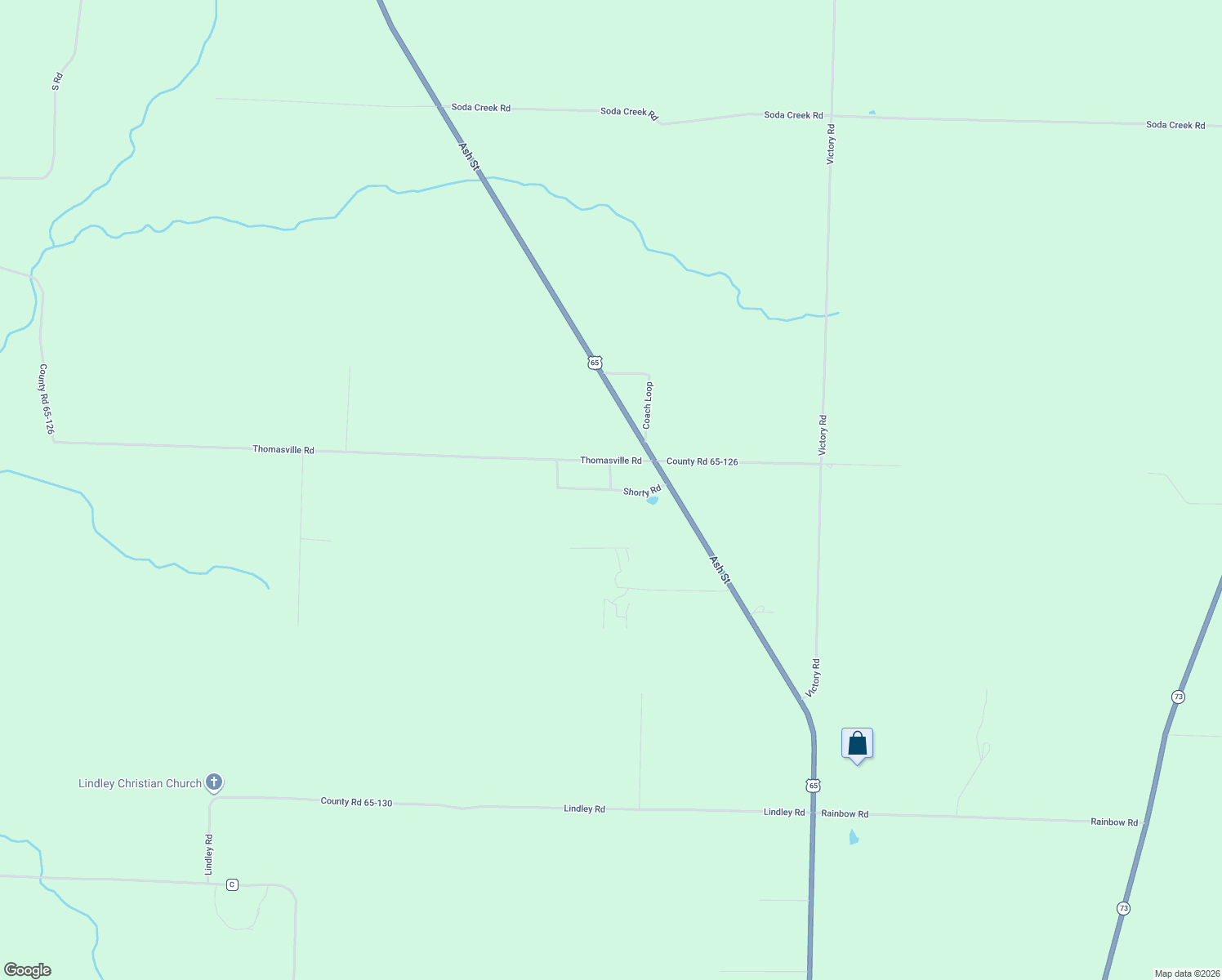 map of restaurants, bars, coffee shops, grocery stores, and more near Shorty Road in Buffalo
