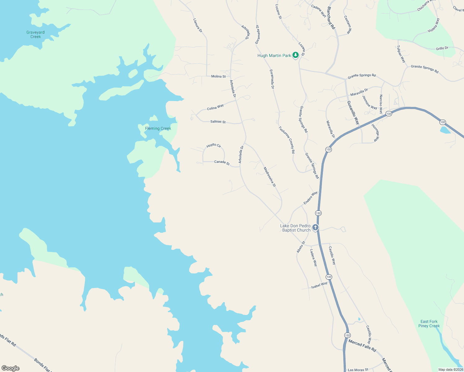 map of restaurants, bars, coffee shops, grocery stores, and more near 13652 Barro Court in La Grange