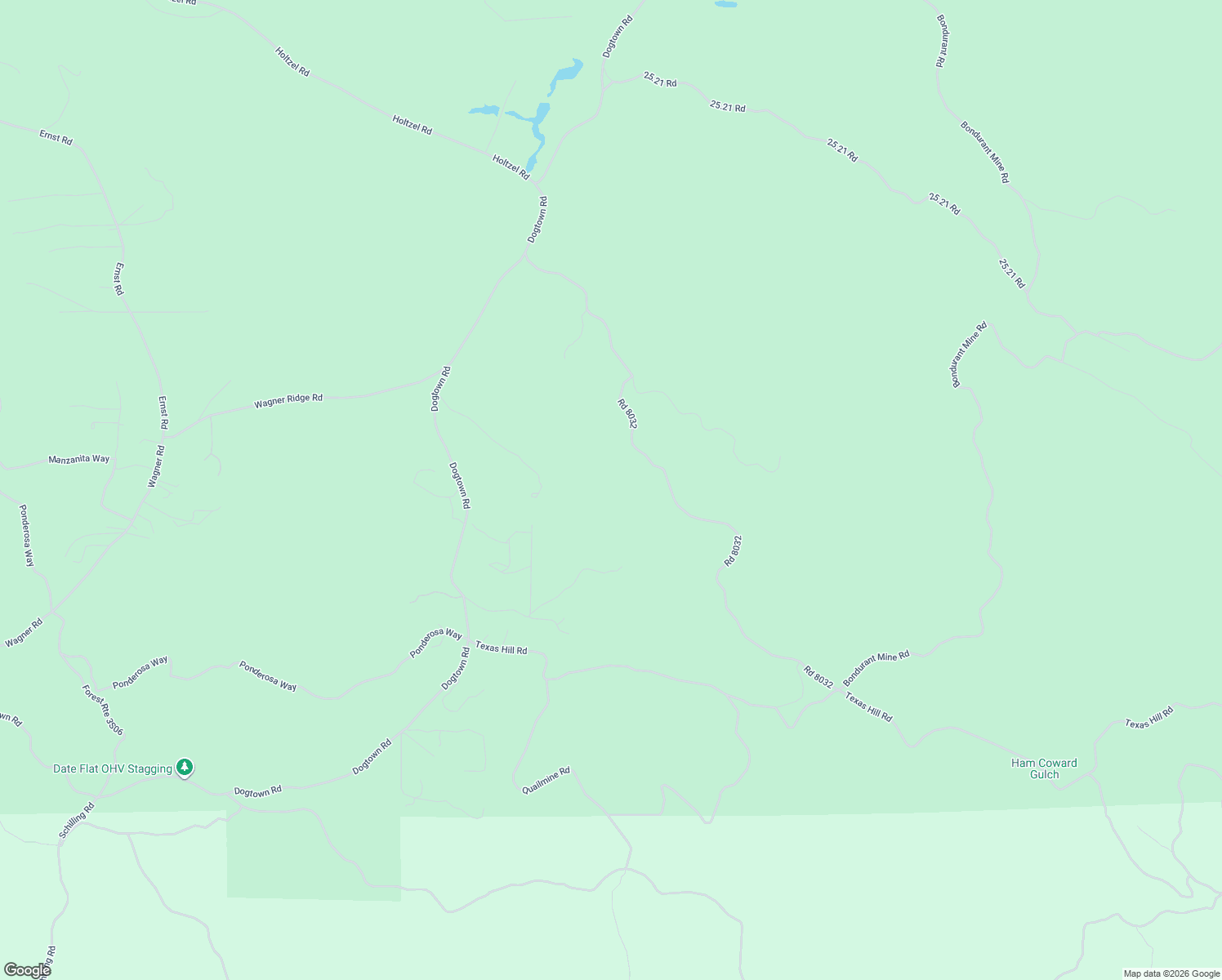 map of restaurants, bars, coffee shops, grocery stores, and more near 6479 Pine Drive in Coulterville