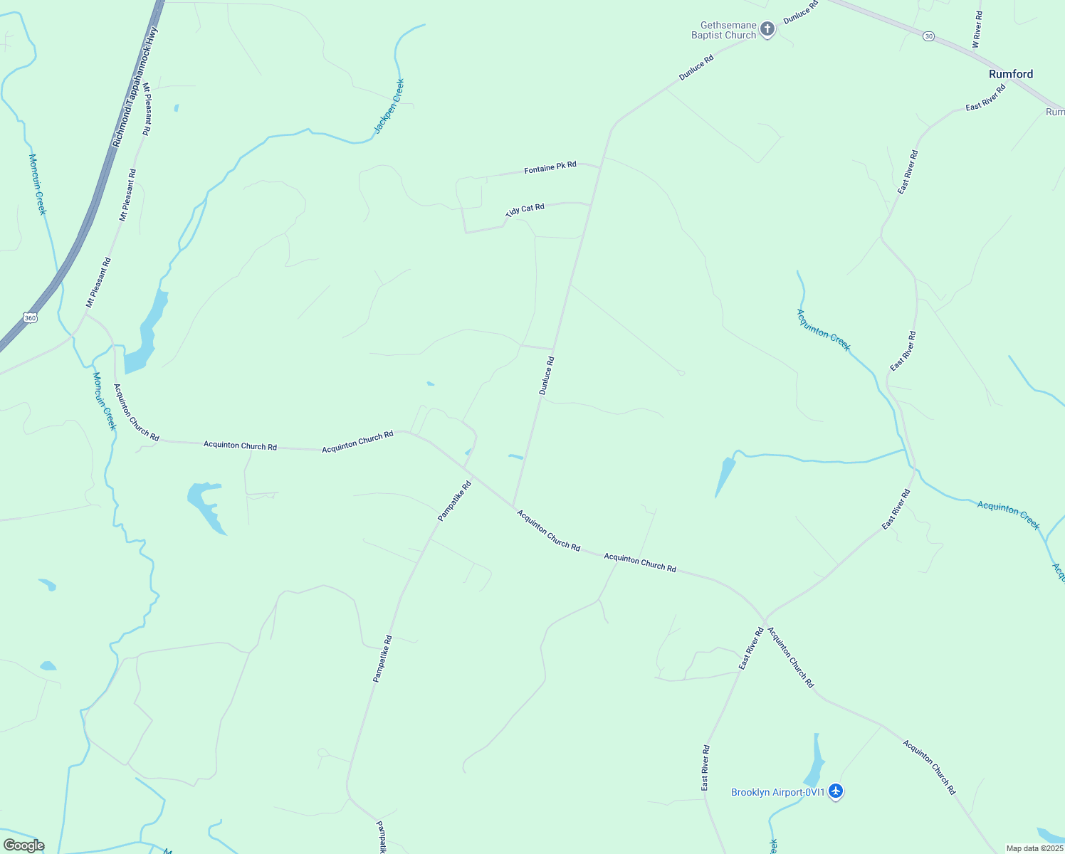 map of restaurants, bars, coffee shops, grocery stores, and more near 221 Dunluce Road in King William
