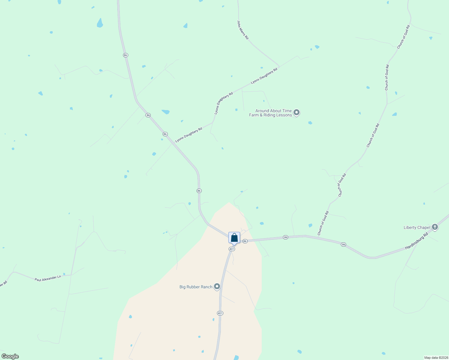 map of restaurants, bars, coffee shops, grocery stores, and more near Highway 86 in Custer