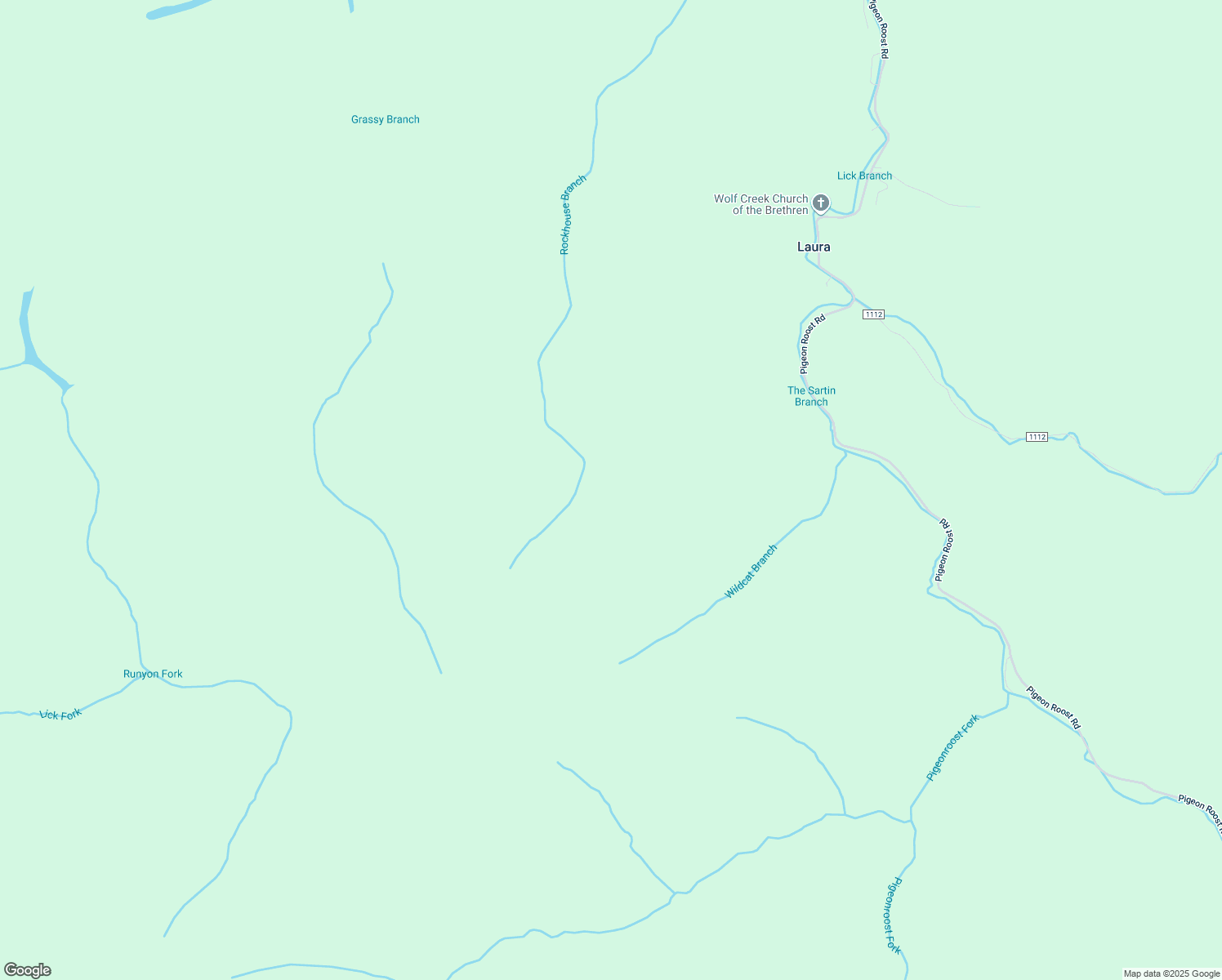 map of restaurants, bars, coffee shops, grocery stores, and more near in Laura