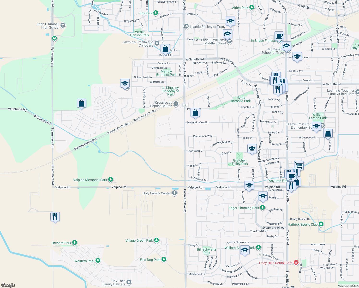 26395 Corral Hollow Road, Tracy CA Walk Score