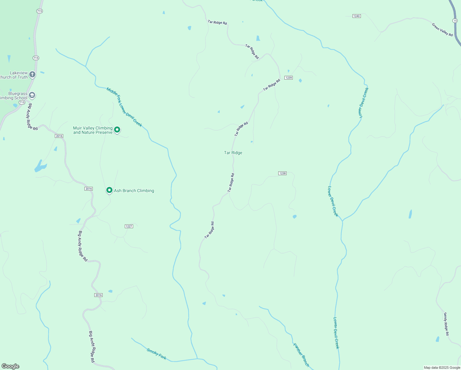 map of restaurants, bars, coffee shops, grocery stores, and more near Tar Ridge Road in Rogers