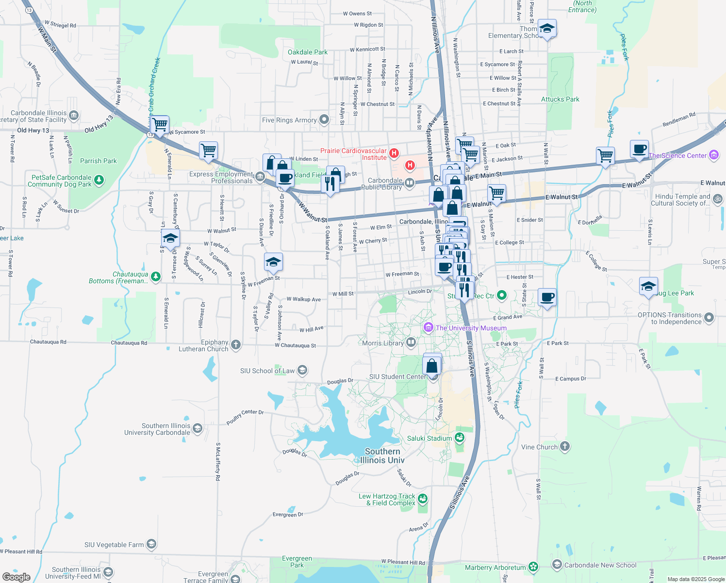 West Mill Street, Carbondale IL Walk Score