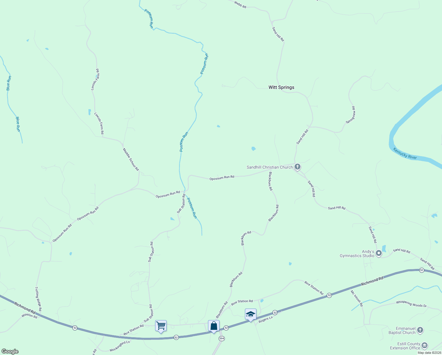 map of restaurants, bars, coffee shops, grocery stores, and more near 1748-1800 Opossum Run Road in Irvine