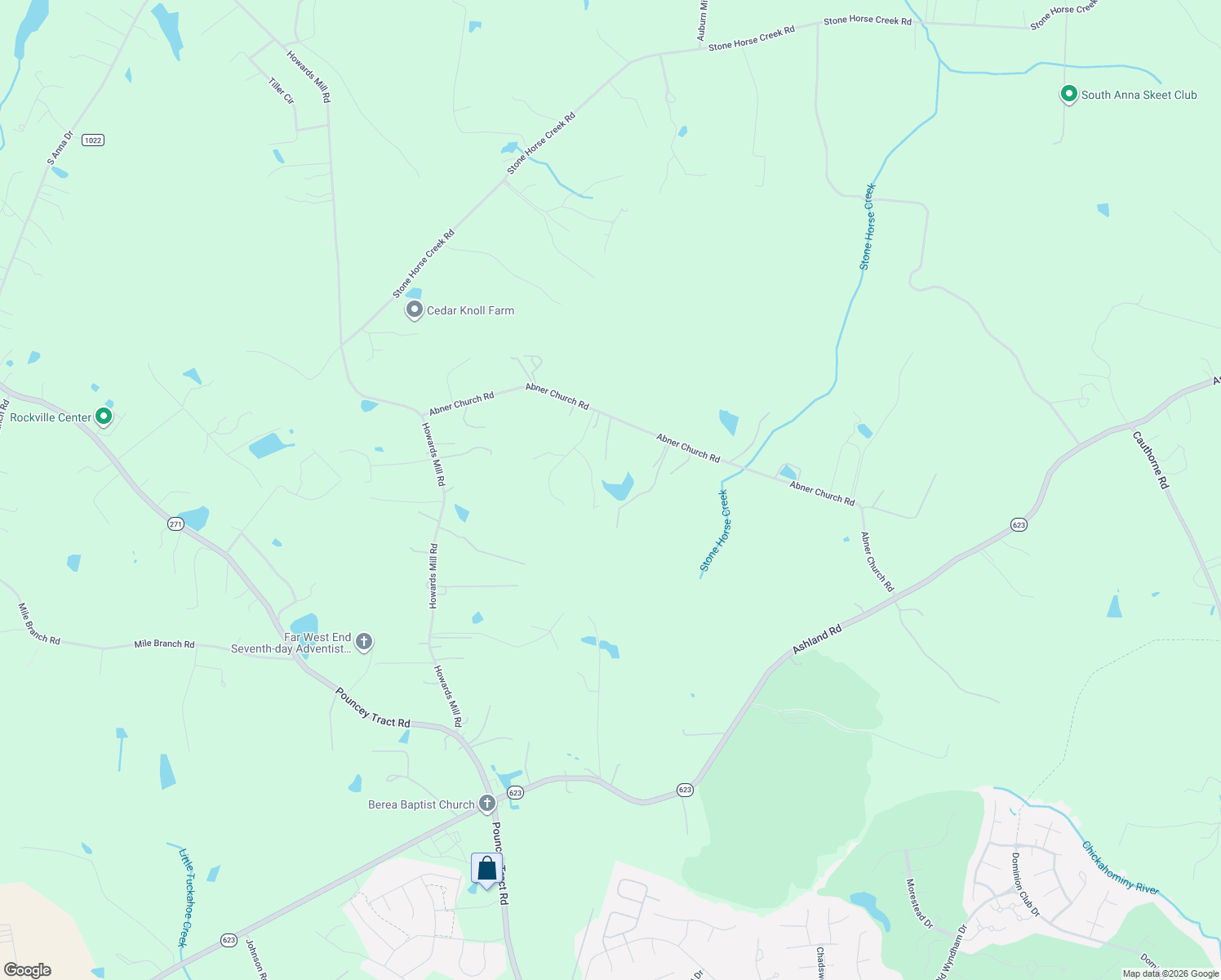 map of restaurants, bars, coffee shops, grocery stores, and more near 11436 Edgelake Court in Glen Allen