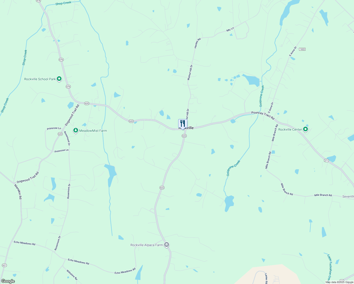 map of restaurants, bars, coffee shops, grocery stores, and more near 11521 Franklin Hills Dr in Hanover