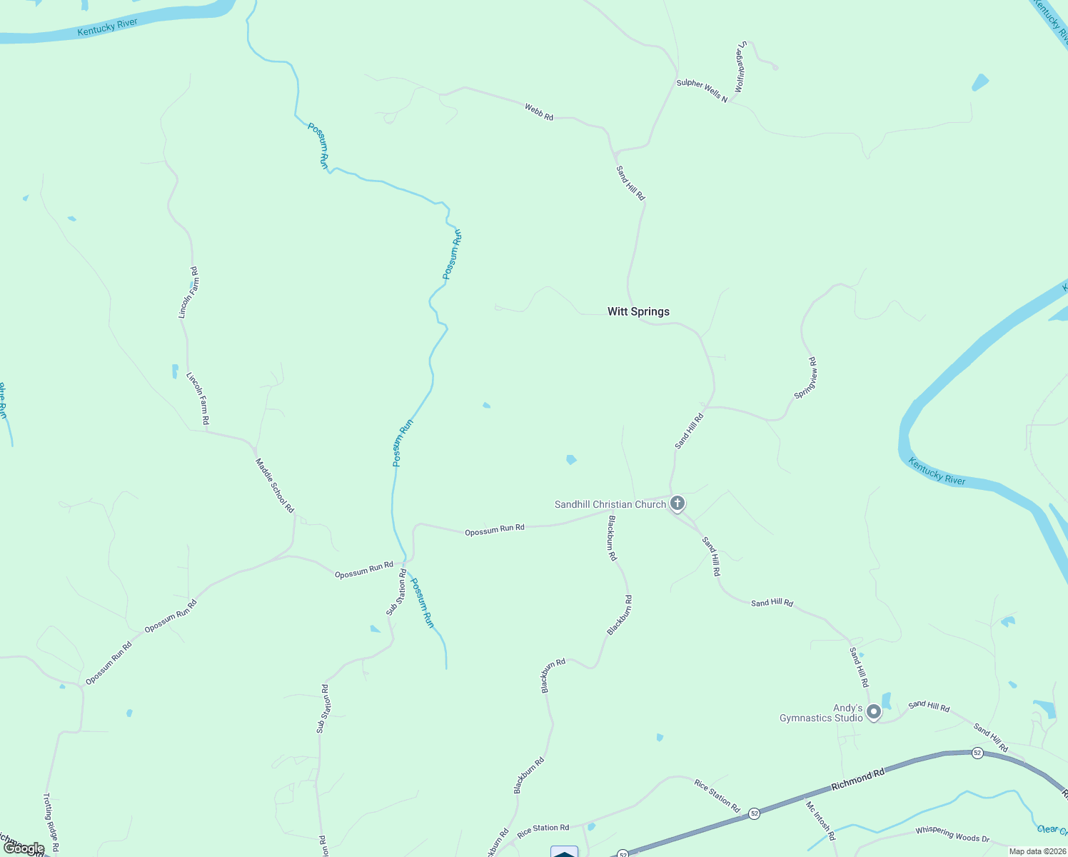 map of restaurants, bars, coffee shops, grocery stores, and more near in Witt Springs