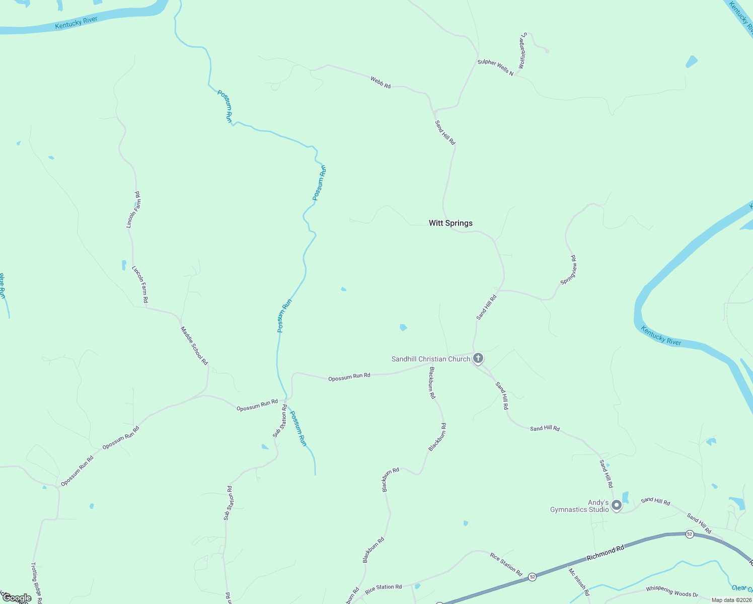 map of restaurants, bars, coffee shops, grocery stores, and more near in Witt Springs
