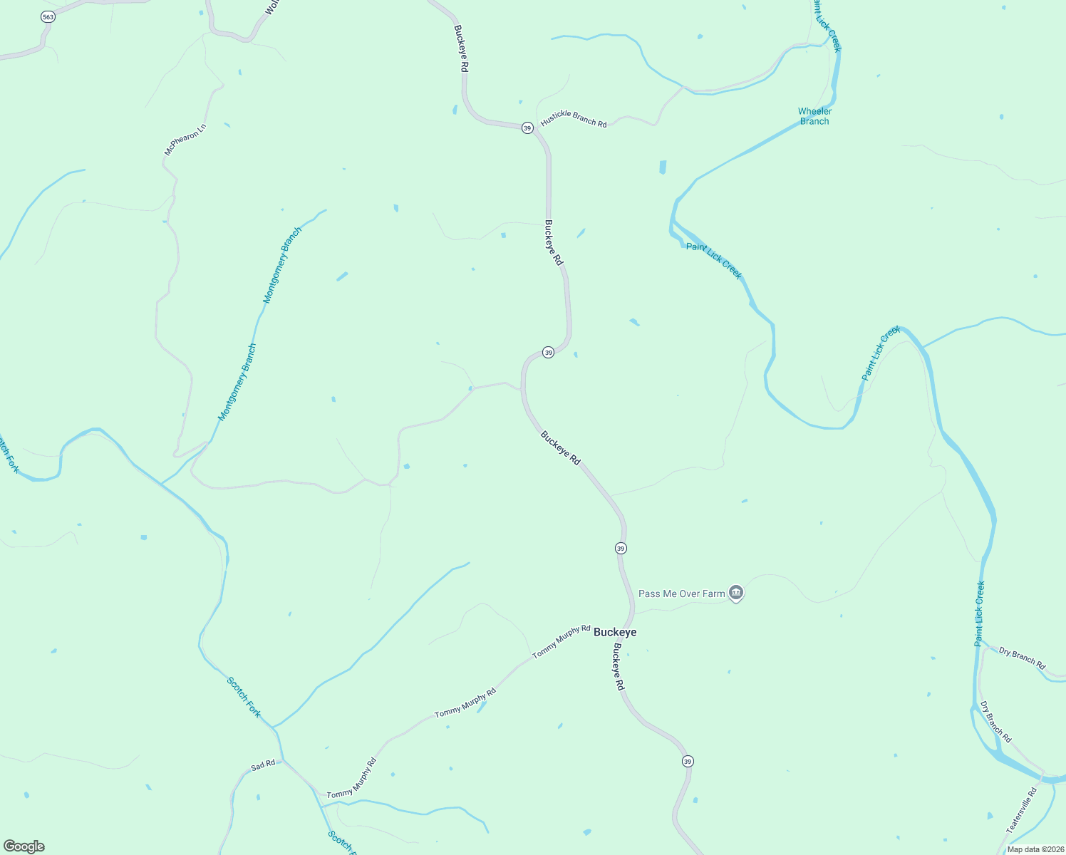 map of restaurants, bars, coffee shops, grocery stores, and more near 9715 Buckeye Road in Lancaster